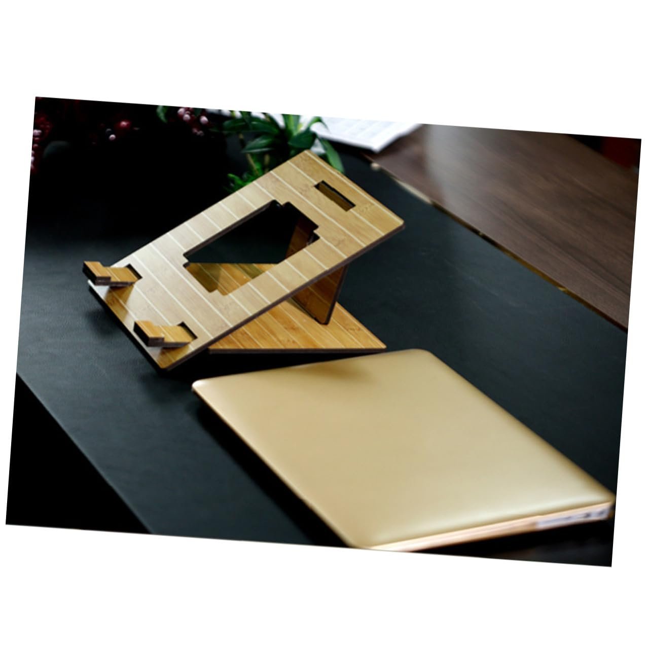 Підставка для ноутбука дерев'яна NOLITOY портативна легка, фото №8