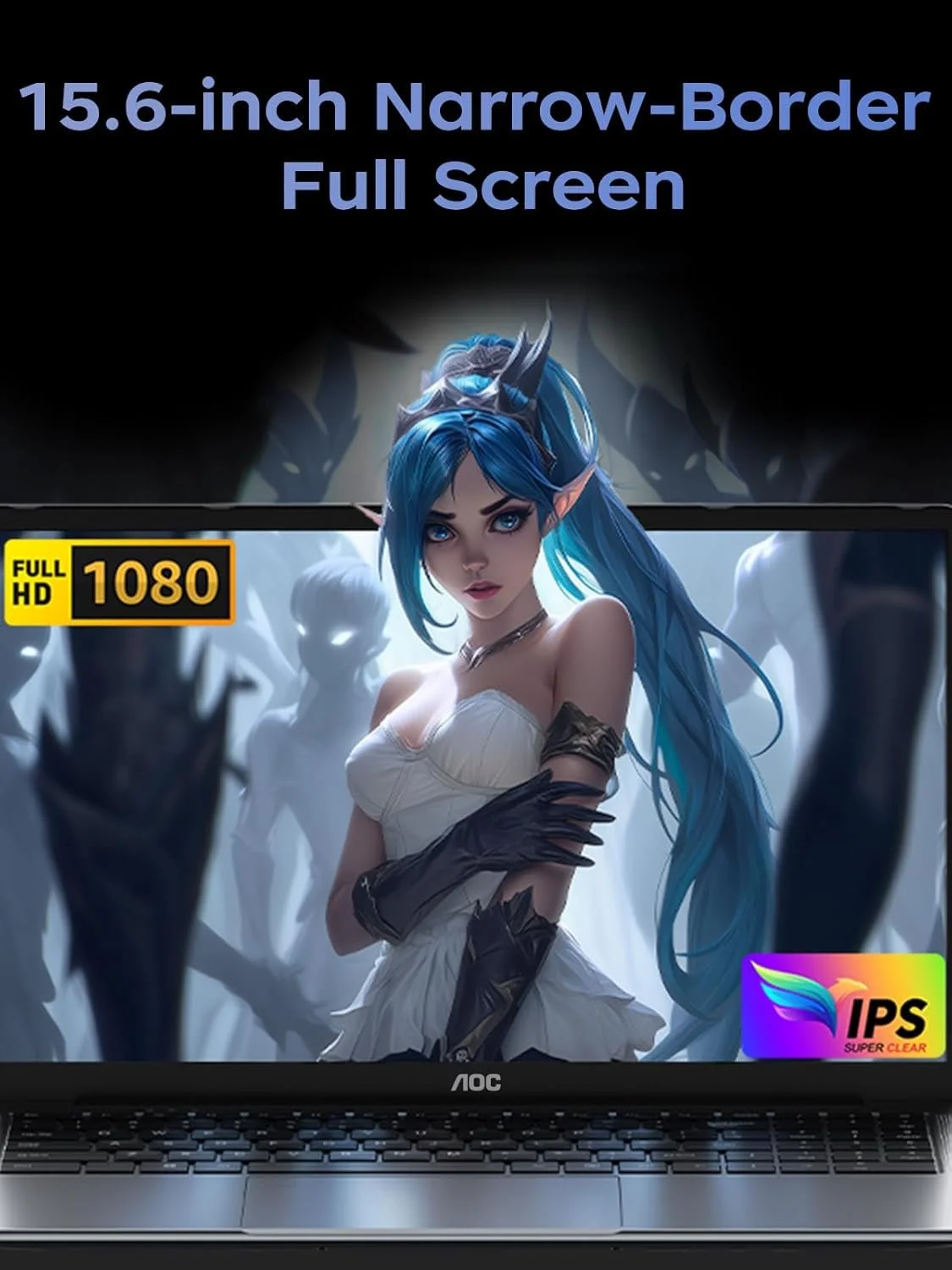 Ноутбук 15.6" AOC TX15 Intel N150 RAM 16GB SSD 512GB Windows 11 Pro Алюмінієвий корпус, фото №3