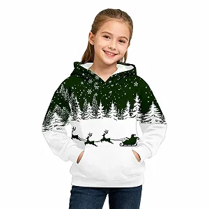 Пуловер для дівчат зимова флісова - Фото 1