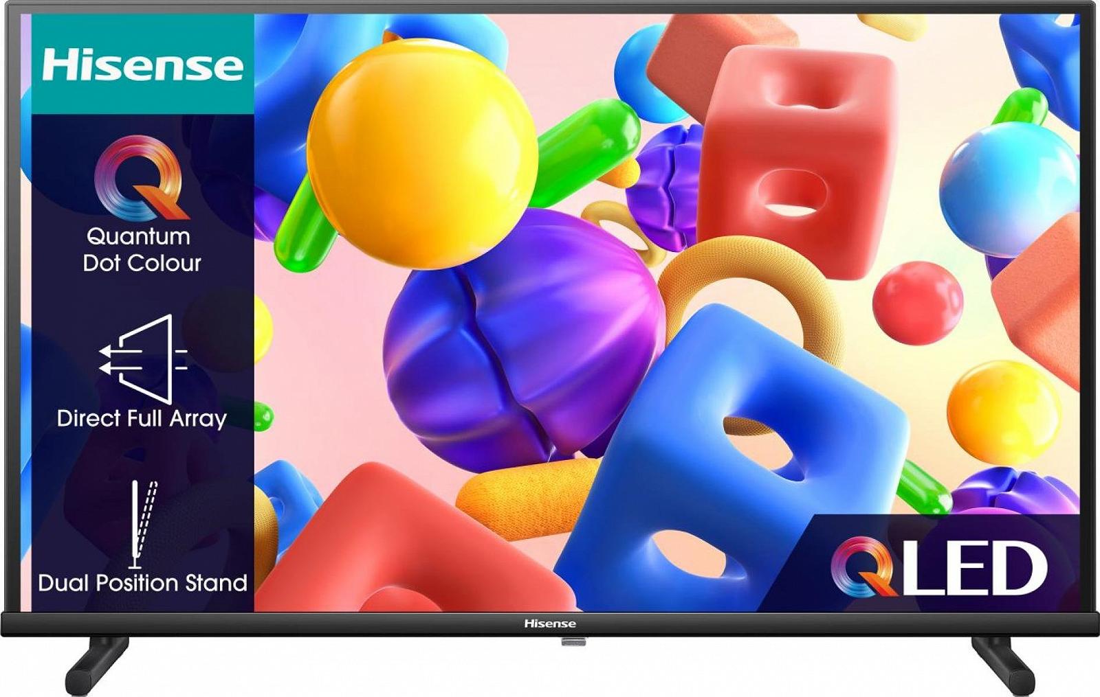 Телевізор 32" Hisense 32E53KQT / Full HD / 60 Гц / QLED / Smart TV / Wi-Fi / Bluetooth / T2, фото №1