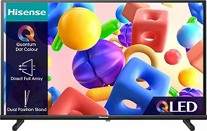 Купити Телевізор 32" Hisense 32E53KQT / Full HD / 60 Гц / QLED / Smart TV / Wi-Fi / Bluetooth / T2 - Фото 1 Телевізор 32" Hisense 32E53KQT / Full HD / 60 Гц / QLED / Smart TV / Wi-Fi / Bluetooth / T2 - Фото 1