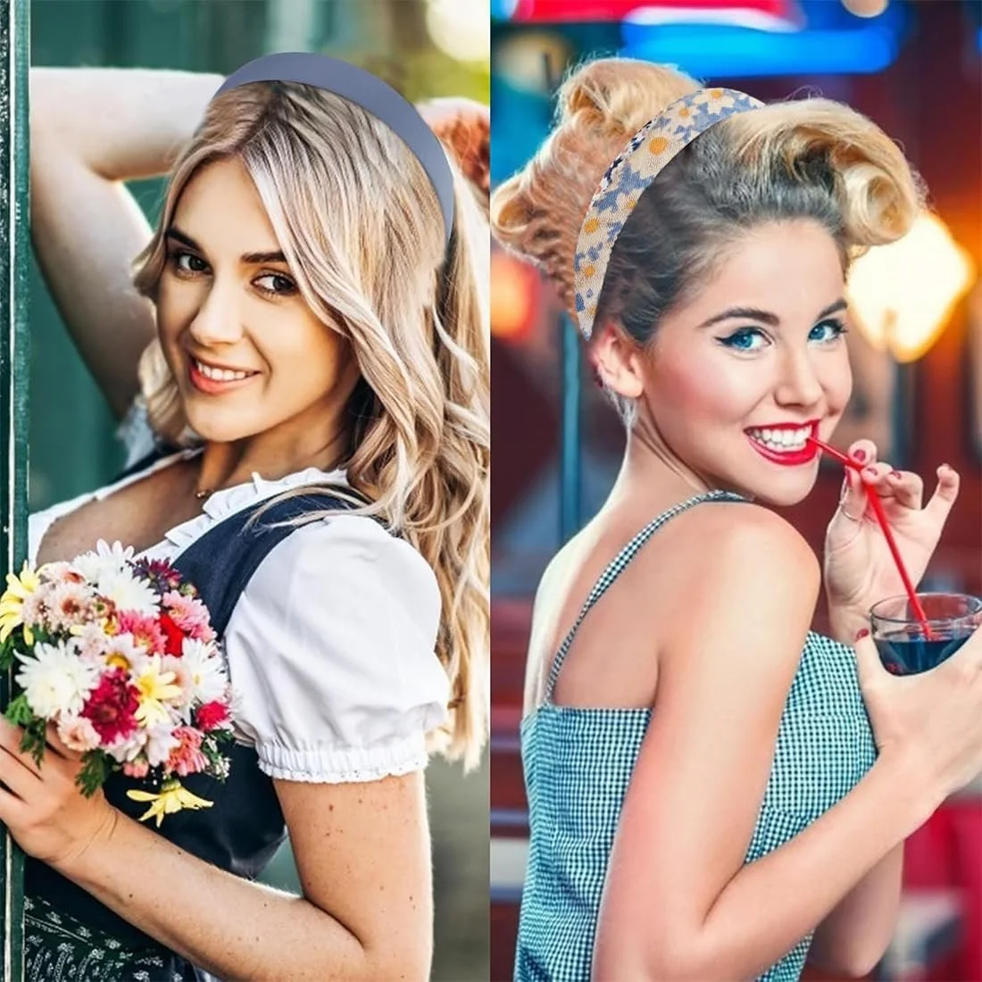 Набор жемчужных обручей для волос., фото №4