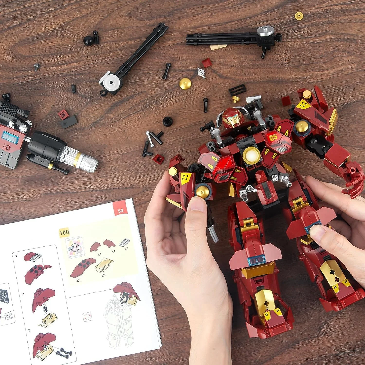 Конструктор Боевой Мех Робот HIGH GODO Модель с подвижными частями 588 деталей, фото №7