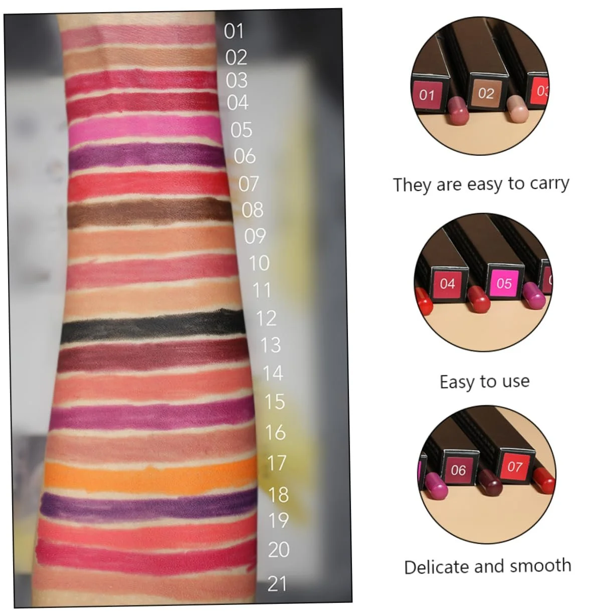 Олівець для очей DOITOOL пігментований гелевий водостійкий для макіяжу, фото №6 Олівець для очей DOITOOL пігментований гелевий водостійкий для макіяжу, фото №6