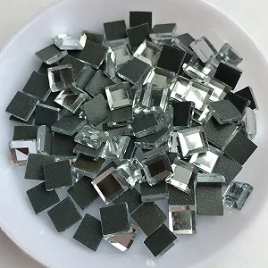 Квадратный Кристалл DINZHHENGYIN 3 мм, 4 мм, 5 мм, 8 мм, 3D Дизайн, Стекло, украшения для ногтей, Стразы, Плоская задняя часть (Цвет: 4X4мм 500шт) synthetic.ua - Фото 1