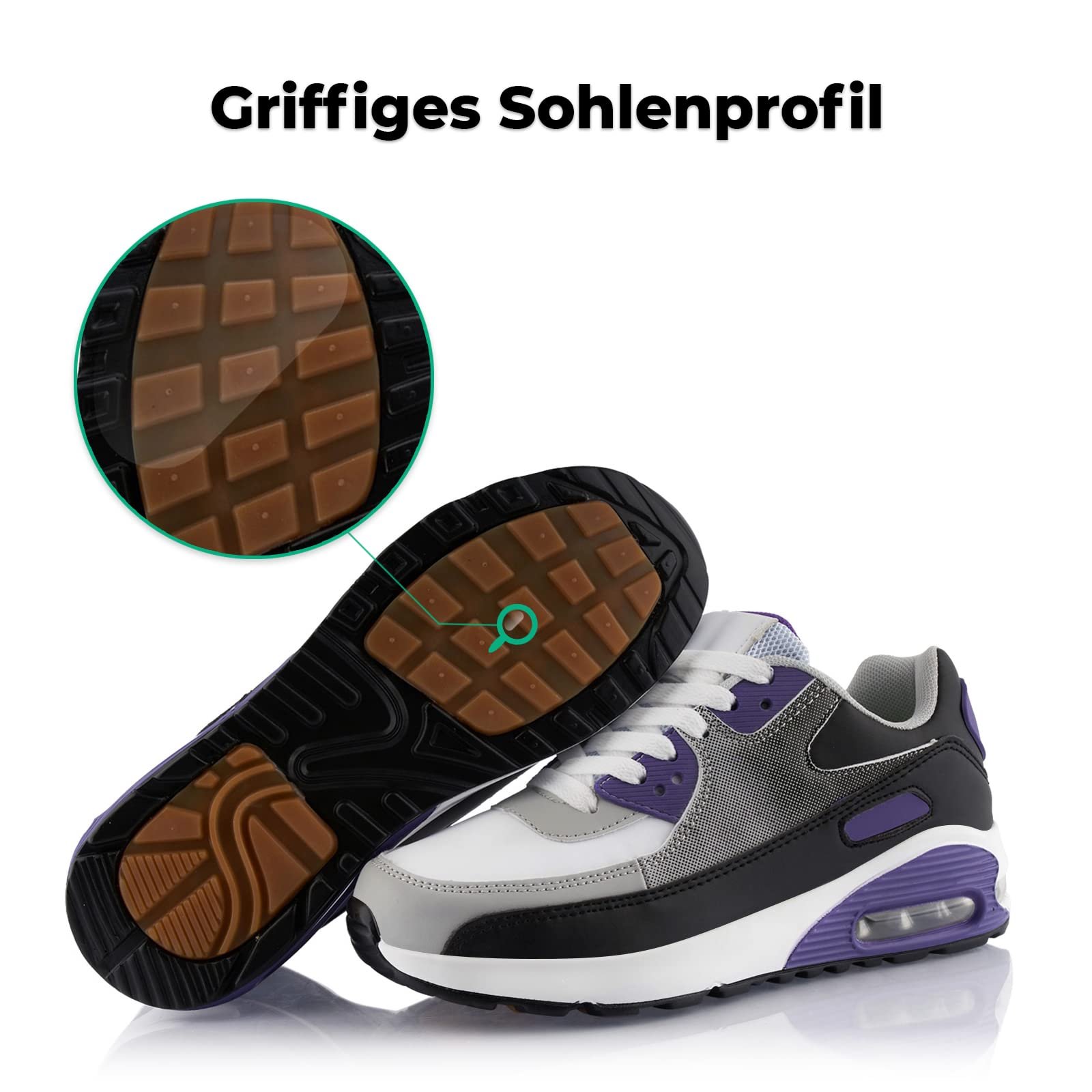 Кроссовки Fusskleidung® Unisex, С амортизацией, Легкие, фото №4