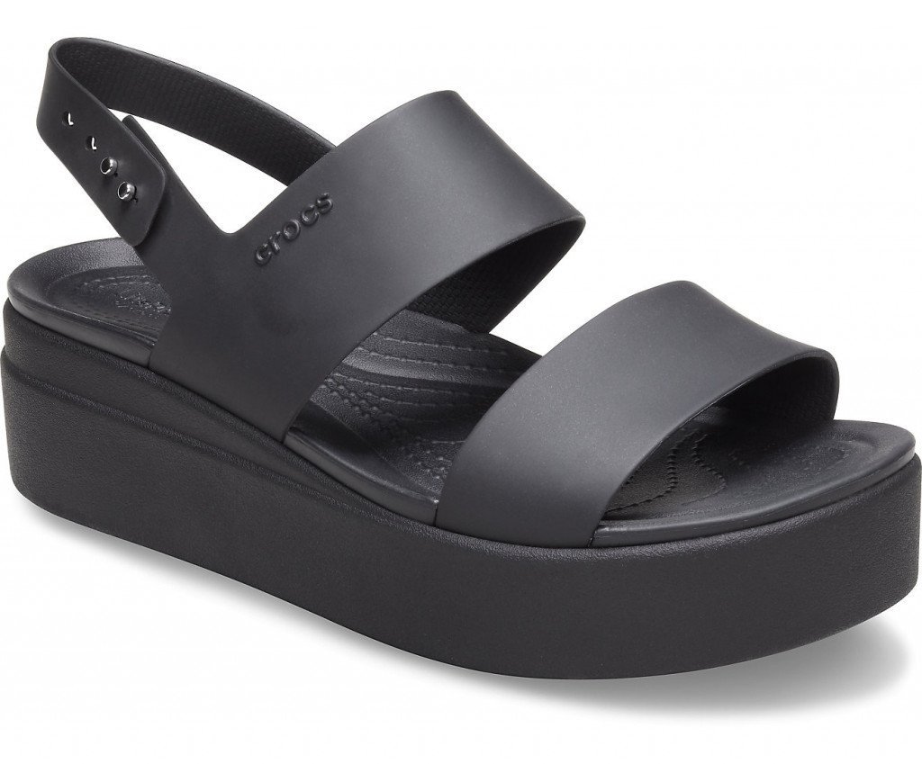 Сандалии CROCS BROOKLYN LOW WEDGE W 206453-060 Черный 37, фото №1