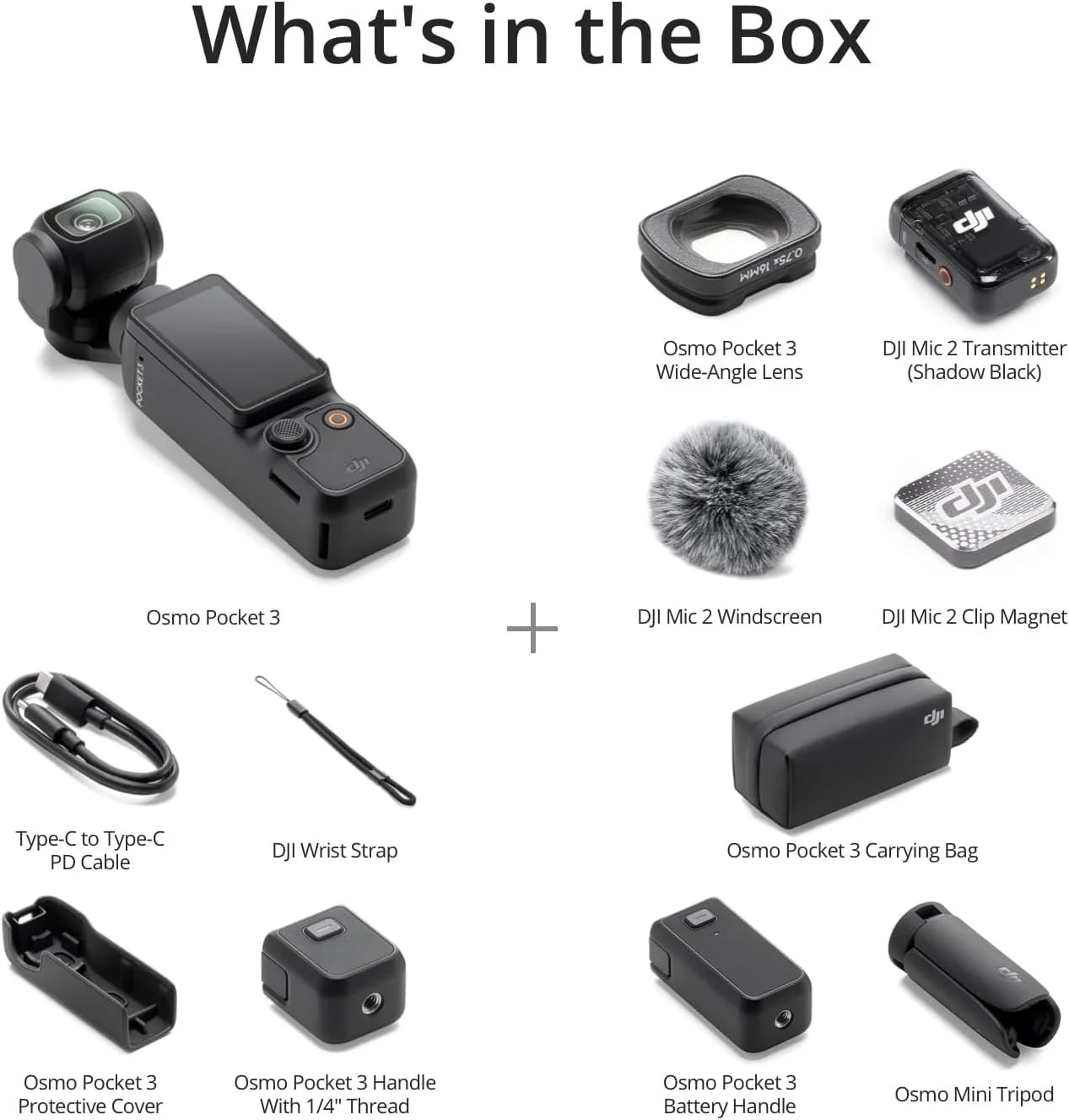 Екшн-камера DJI Osmo Pocket 3 Creator Combo / 180° / 4К  / 60fps / Wi-Fi / Bluetooth / Чорна, фото №8