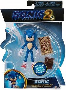 Рухома фігурка Sonic the Hedgehog 2 Сонік 10 см + картки з аксесуарами - Фото 1
