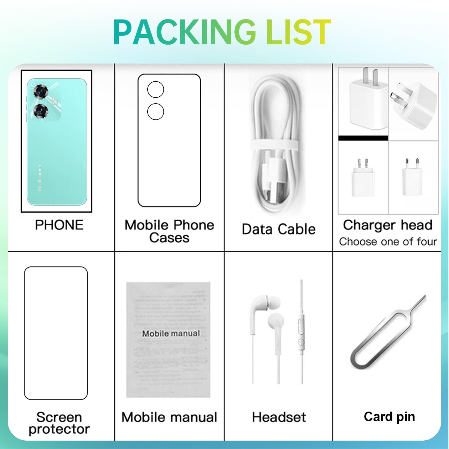 Смартфон PrzTIk C55 3GB + 32GB 4500 мАг 6.3 дюймів HD+ 4G Dual SIM Yellow, фото №8