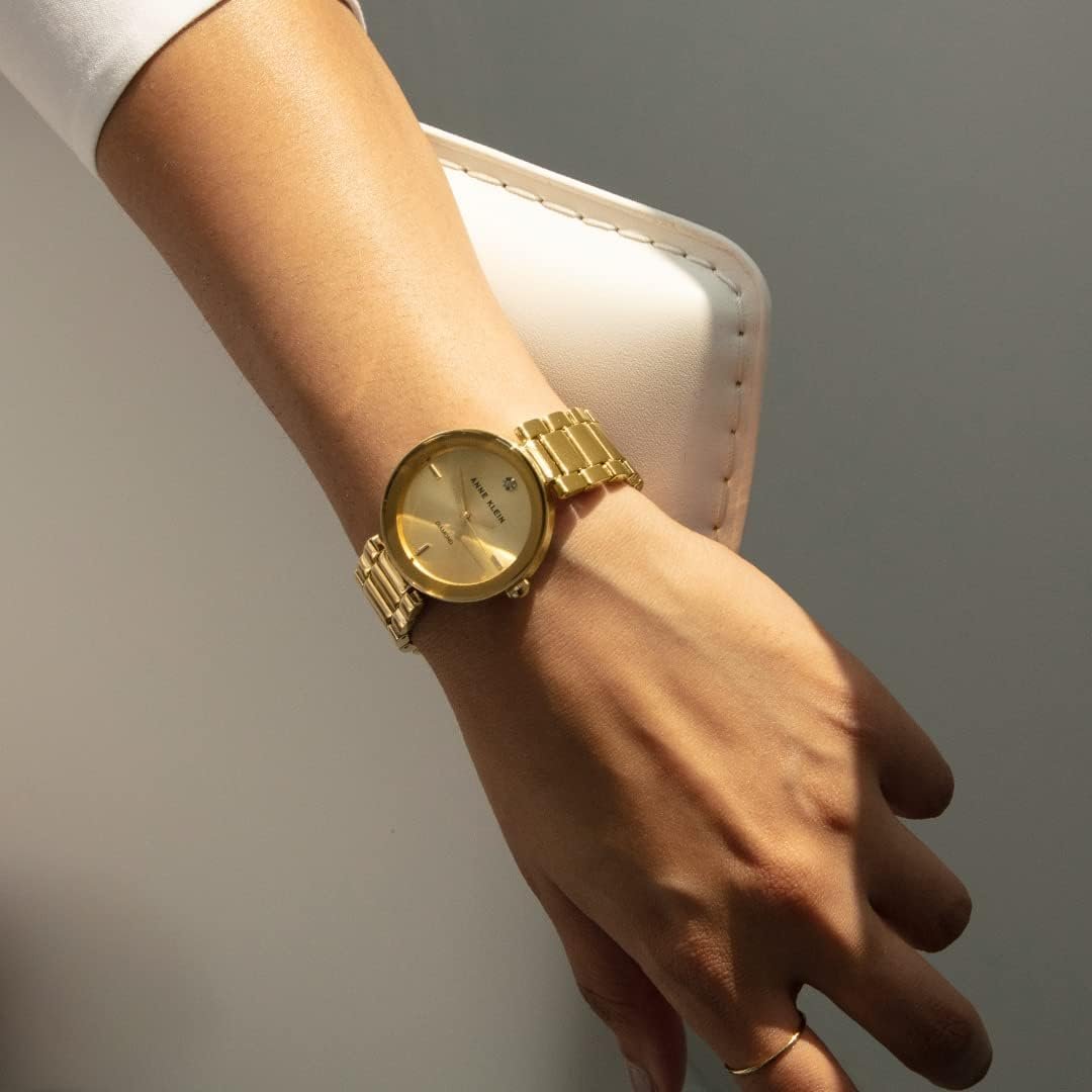 Женские часы Anne Klein с бриллиантом на циферблате, фото №4
