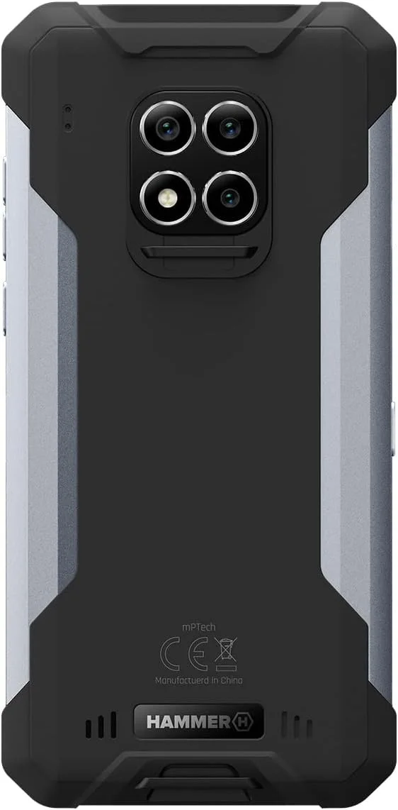 Смартфон 6" myPhone Hammer Construction 6/128Gb 4G 2-SIM NFC 16/8Мп 8 ядер Android 12 Сріблястий, фото №7