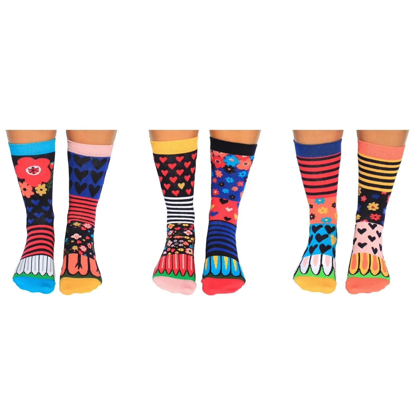 Шкарпетки Набір 6 штук Flower Box Oddsocks 37-42, фото №3