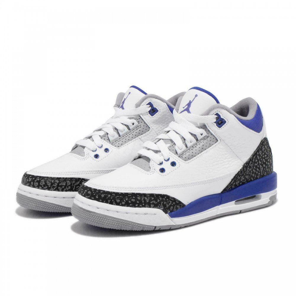 Кросівки Jordan 3 Retro Racer Blue (GS) 36, фото №3