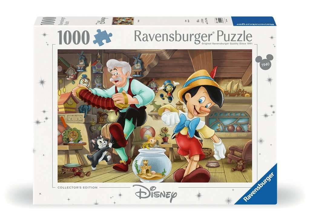 Пазл Ravensburger Disney Pinocchio 12000108 1000 деталей, фото №1