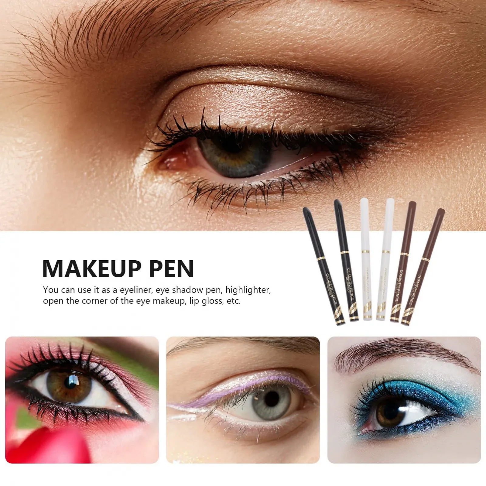 Подводка жидкая Minkissy, набор Подводка для бороды мужской, Подводка для заполнения, пудра для бровей мужская, матовая, фото №7