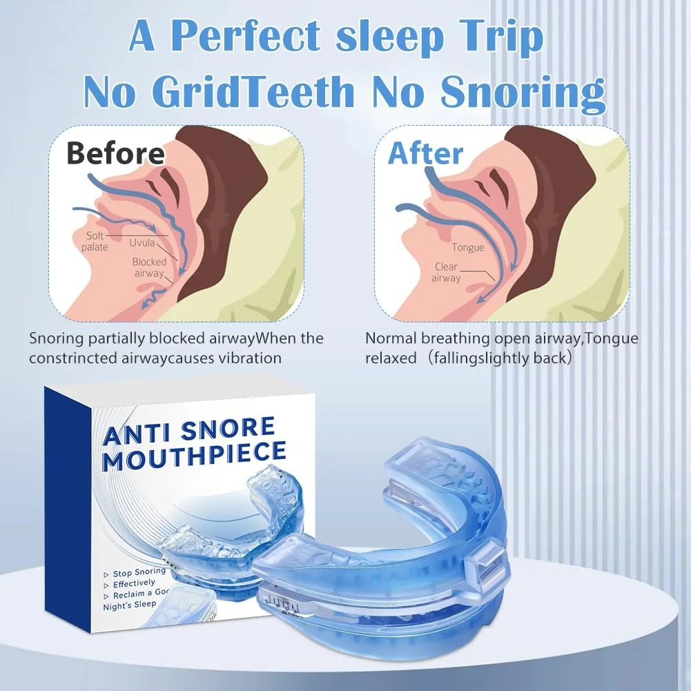 Засіб від хропіння, регульована шина проти хропіння для чоловіків і жінок, фото №4