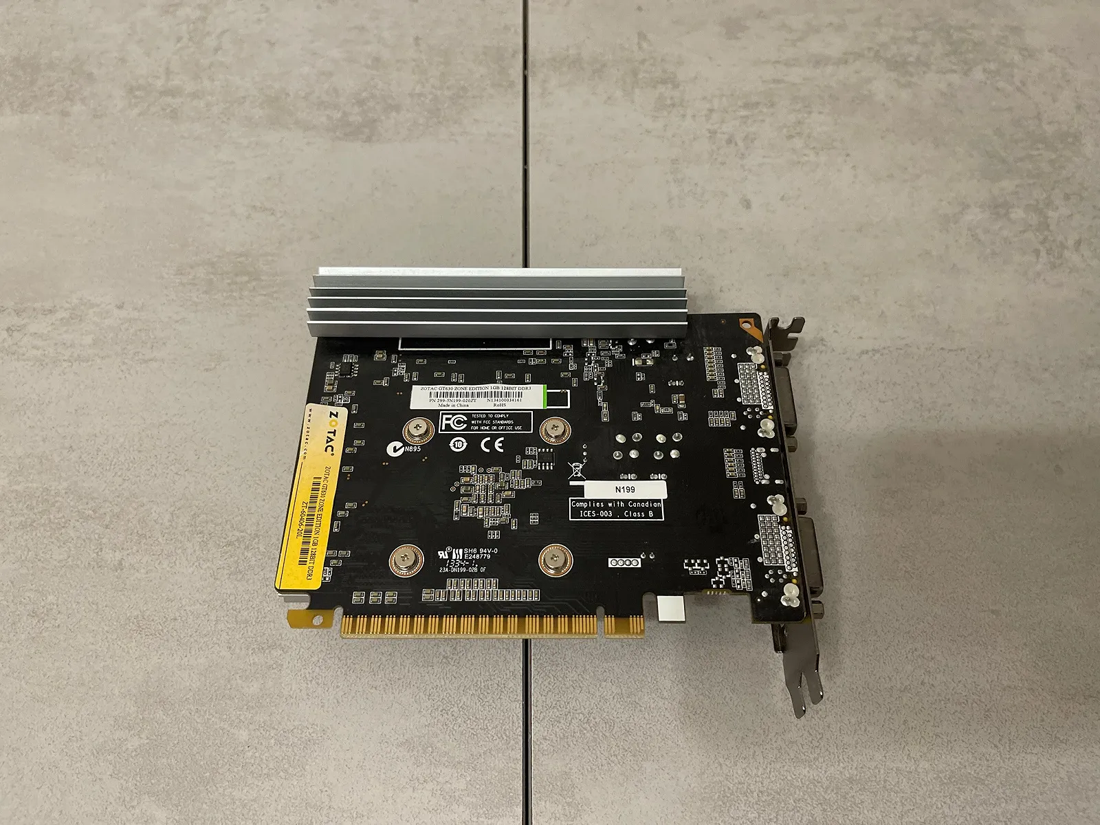 Відеокарта для ПК - ZOTAC GT 630 Zone Edition 1GB 128-bit DDR3, фото №2 Відеокарта для ПК - ZOTAC GT 630 Zone Edition 1GB 128-bit DDR3, фото №2