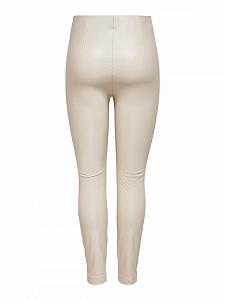 Леггинсы ONLY ONLHANNA FAUX LEATHER HW LEGGING CC OTW 15244250 Бежевый S synthetic.ua - Фото 1