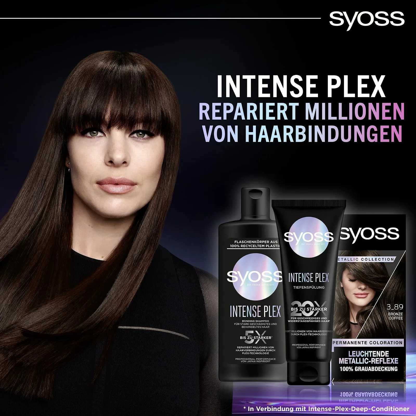 Краска Syoss Color Metallic Collection 3-89 Bronze Coffee (3 x 115 мл) Бронзовый Кофе, фото №11 Краска Syoss Color Metallic Collection 3-89 Bronze Coffee (3 x 115 мл) Бронзовый Кофе, фото №11