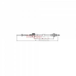 Трос сцепления METZGER 11.2532 для OPEL - Фото 1