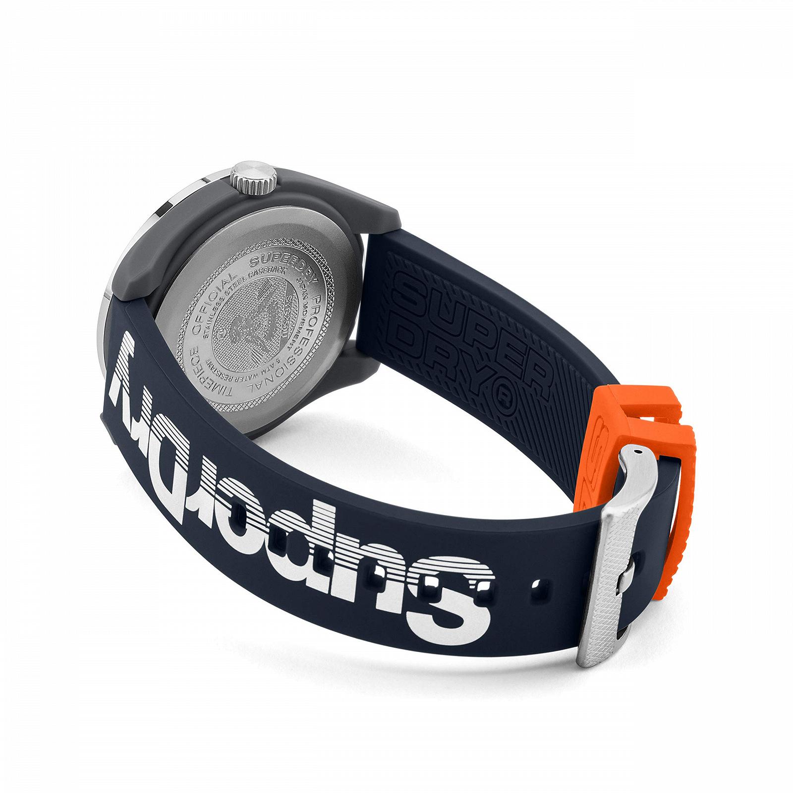 Часы Superdry SYG250U Мужские Аналоговые Кварцевые Силиконовый Ремешок Браслет, фото №3