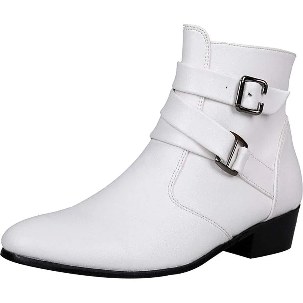 Ботинки Дерби Wealsex Кожа PU Молния, фото №1