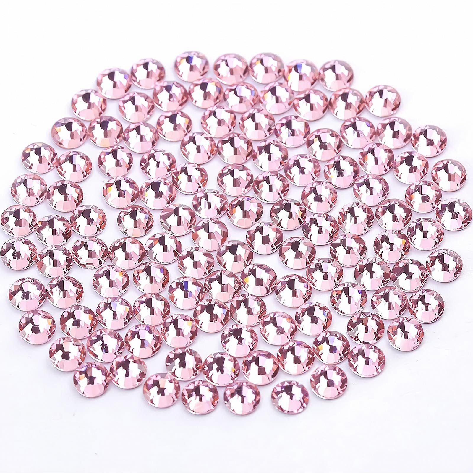 Стрази Novani SS20 Скло Стрази з пласким дном для DIY сумок та прикраси взуття SS20, Рожевий, фото №1 Стрази Novani SS20 Скло Стрази з пласким дном для DIY сумок та прикраси взуття SS20, Рожевий, фото №1