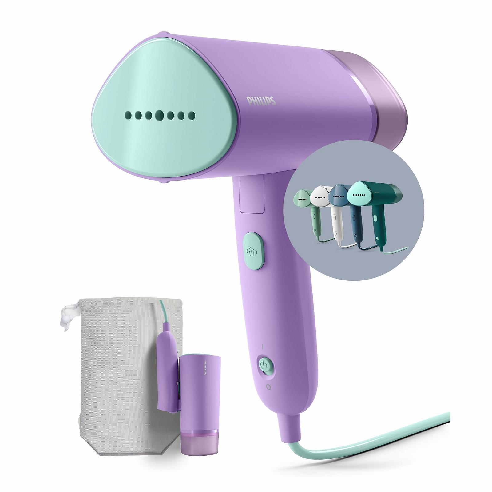 Вертикальний відпарювач Philips 3000 Series STH3010/30 1000 Вт 100 мл 20 г/хв компактний складаний Фіолетовий, фото №1