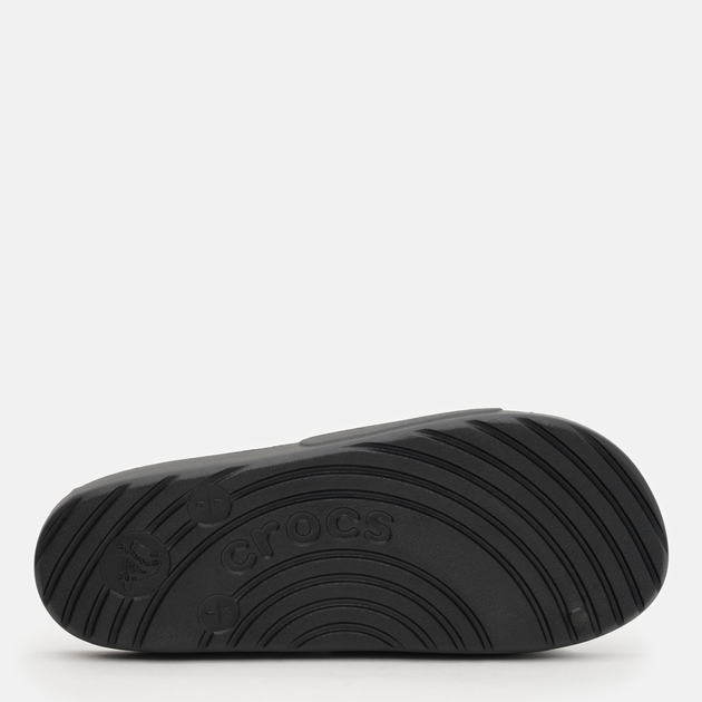 Шльопанці UNI Crocs Slide Whi 210088-001-Black CROCS M10/W12 Чорний 43, фото №6
