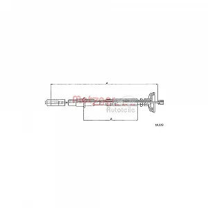 Трос сцепления METZGER 10.339 для VAG - Фото 1