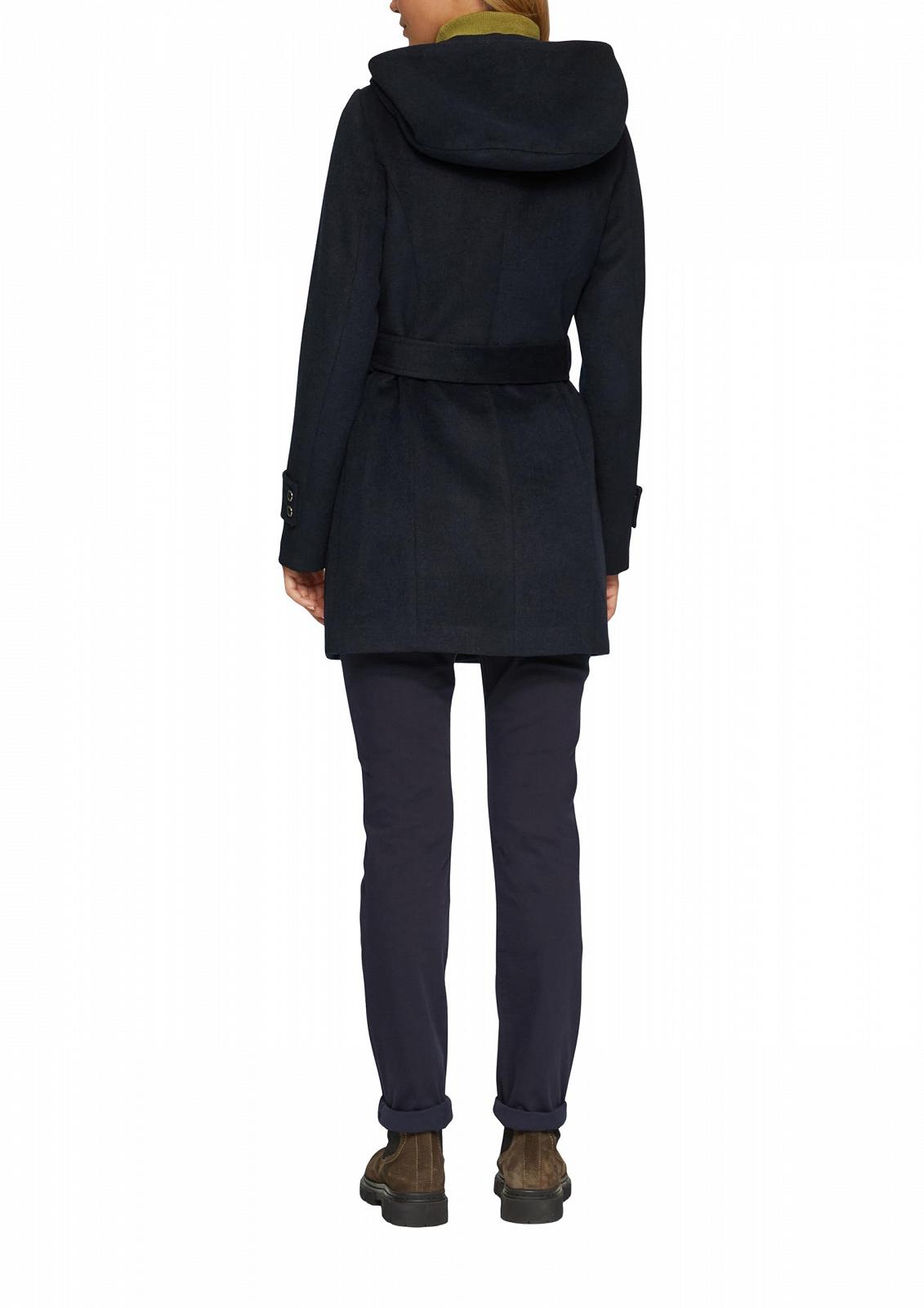 Пальто s.Oliver з короткої вовни з поясом, фото №4 Пальто s.Oliver з короткої вовни з поясом, фото №4