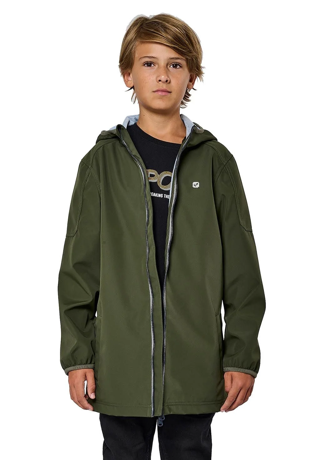 Куртка з капюшоном для хлопчиків KAPORAL Madau Звичайний крій Довгий рукав, фото №1