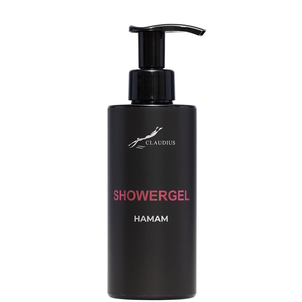 Гель для душу Hamam у чорному флаконі з помпою, 300 мл, фото №1