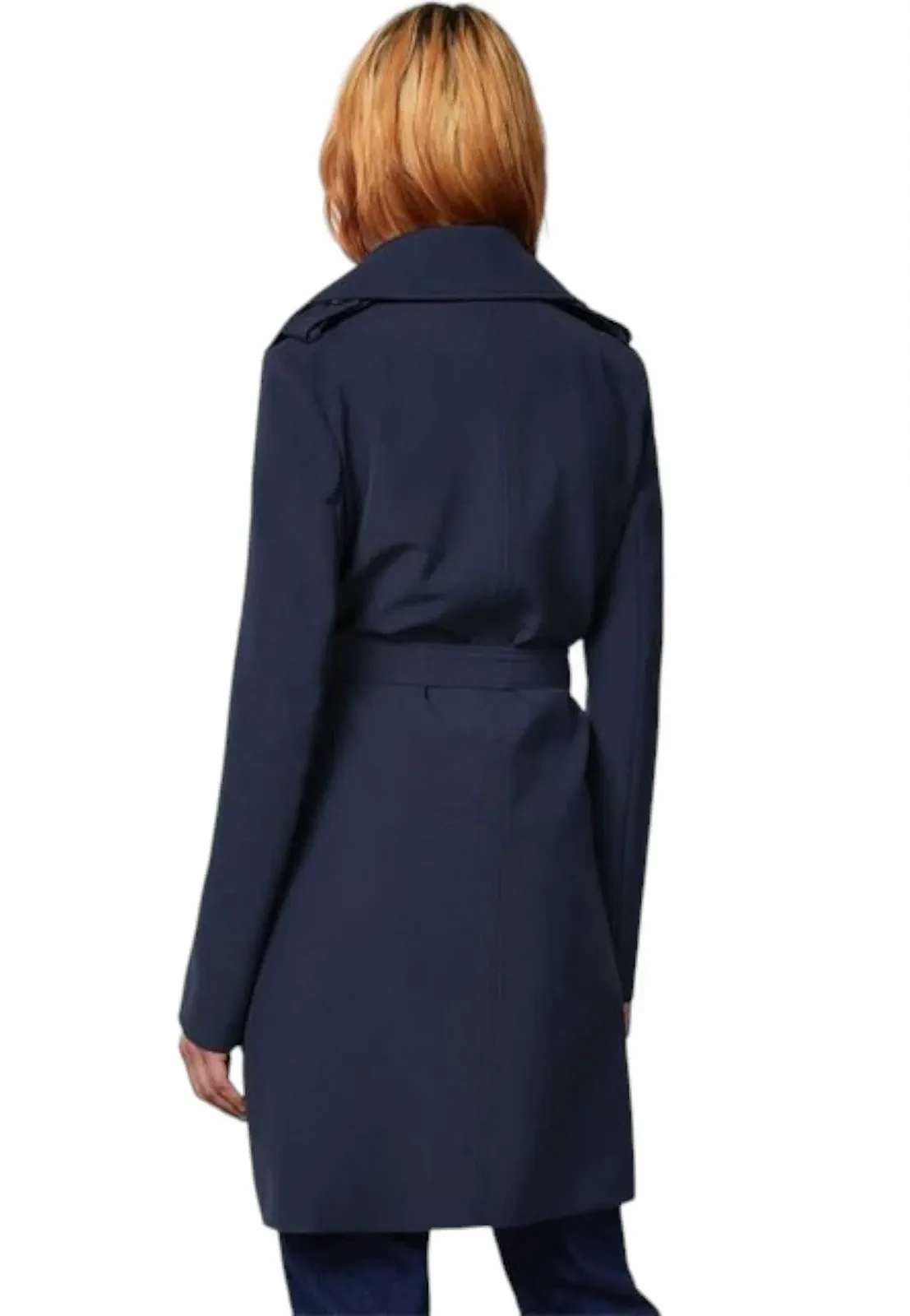 Тренч Patrizia Pepe CO0188 A2AW C789 Синій, фото №2 Тренч Patrizia Pepe CO0188 A2AW C789 Синій, фото №2