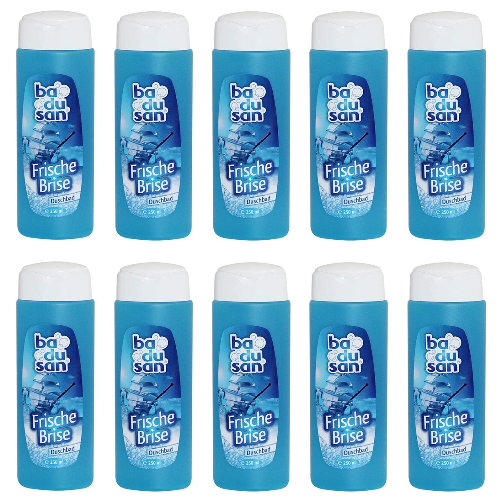 Гель для душу Badusan Fresh Breeze pH-нейтральний 10 x 250 мл, фото №1