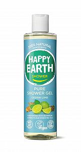 Гель для душа Happy Earth Cedar Lime 300 мл - Фото 1
