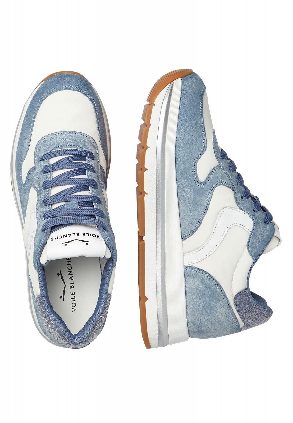 Кроссовки VOILE BLANCHE Maran Замша и Техническая Ткань Azure, фото №3