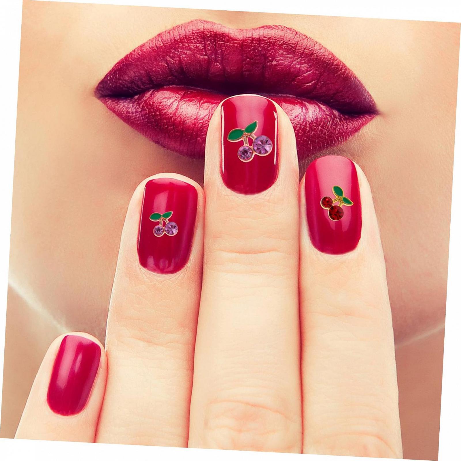 Форма вишні 32 шт. Стрази для дизайну Різдвяні прикраси, фото №6