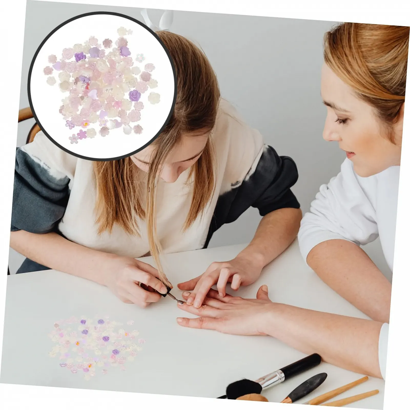 Шармы для ногтей FRCOLOR 3 кармана Смоляные украшения для чехлов для мобильных телефонов, нейл-арта и аксессуаров, фото №7