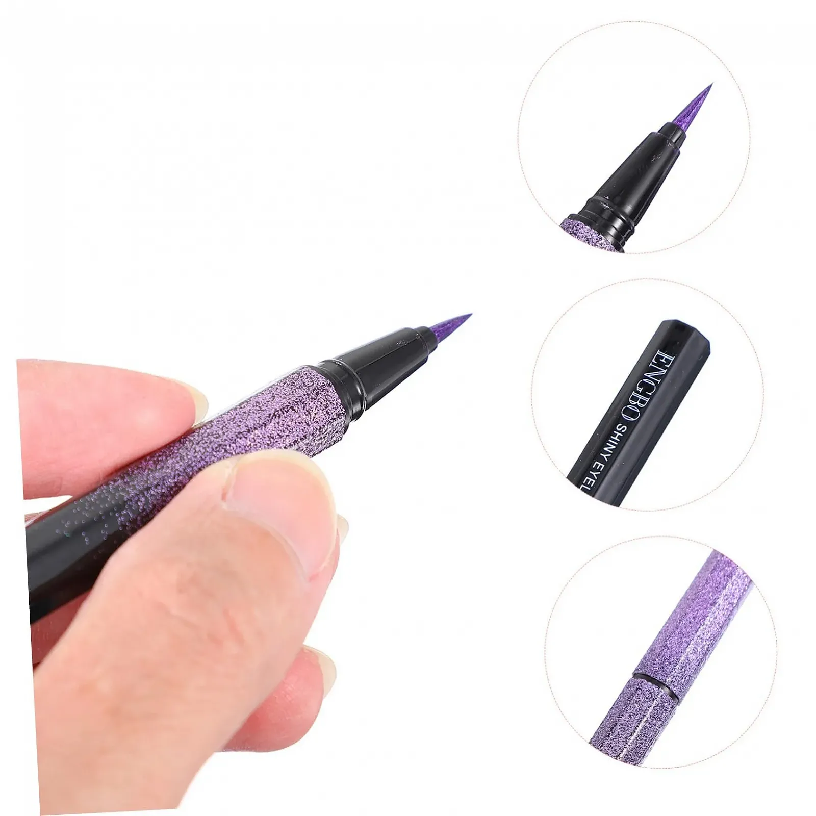 Карандаш для глаз Angoily Блестки Фиолетовый, фото №5