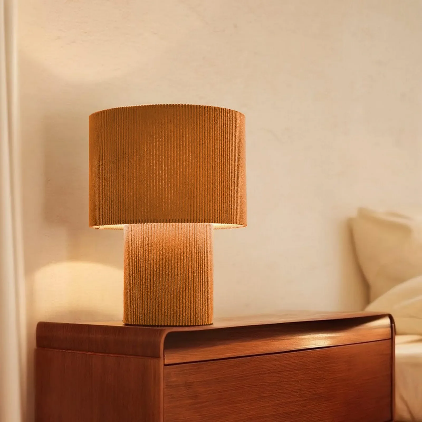 Настільна лампа Lightbox Retro Vintage Cord Fabric 23 см E27 Помаранчева/Жовта/Куркума, фото №8