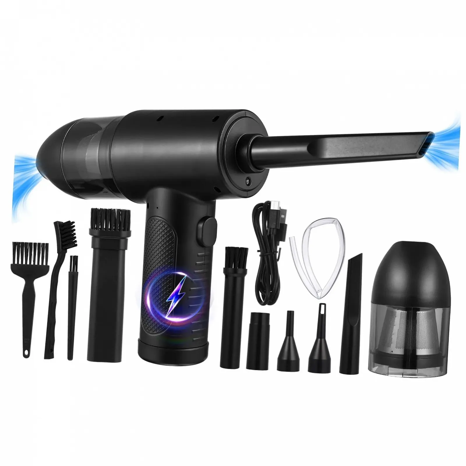 Беспроводная ручная воздуходувка и пылесос LABRIMP высокая мощность всасывания портативная, фото №1