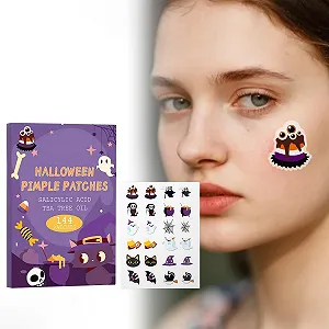 Патчі від прищів Autmor Halloween для обличчя, 144 шт synthetic.ua - Фото 1