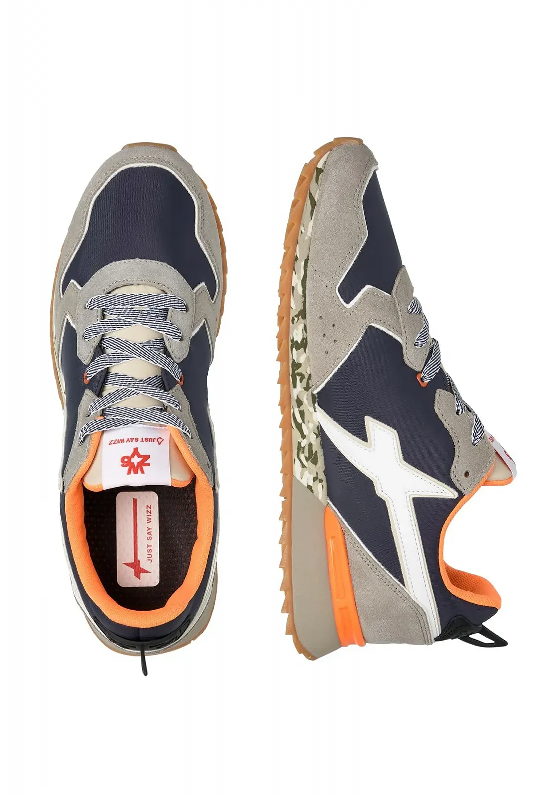 Кросівки W6YZ з технічної тканини та замші, фото №3