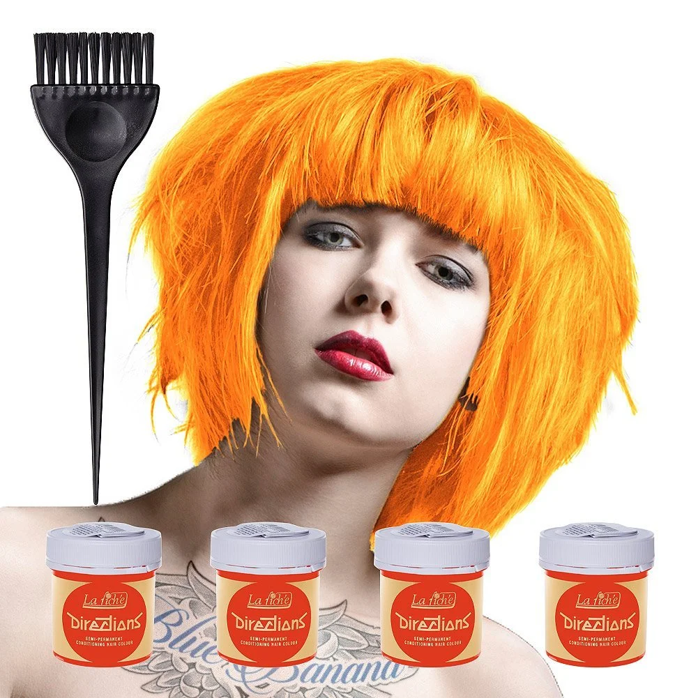 Набор 4 шт: Крем-краска для волос Directions Apricot 88 мл, фото №1 Набор 4 шт: Крем-краска для волос Directions Apricot 88 мл, фото №1