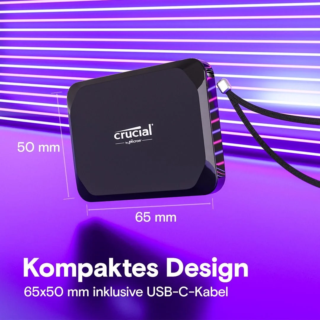 Внешний SSD-накопитель Crucial X9 CT4000X9SSD902 4TB USB-C 3.2 1050МБ/с, фото №6