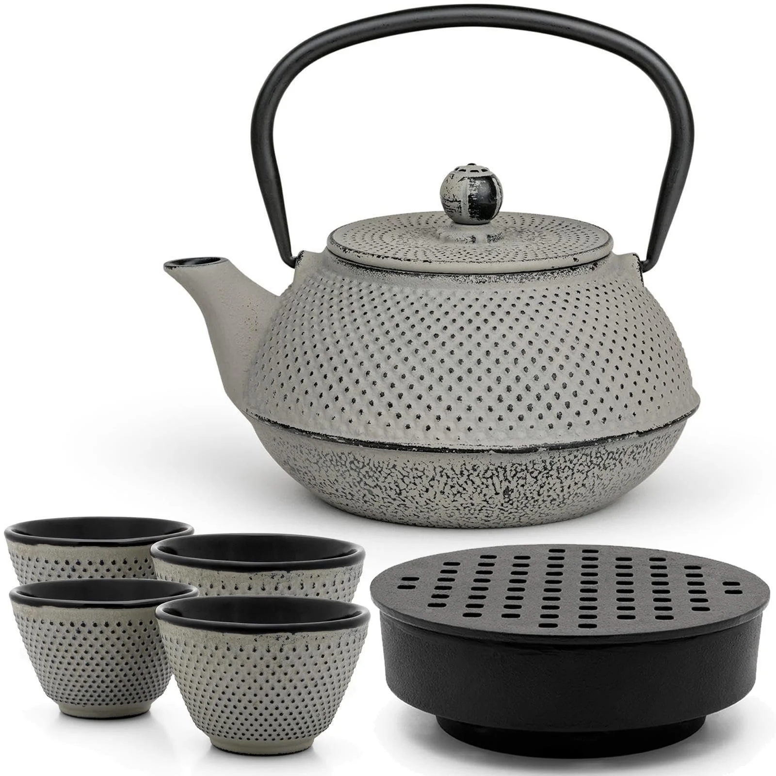 Чайник-заварник Bredemeijer Asia Cast Чавунний 0.8 літра Сірий, фото №1