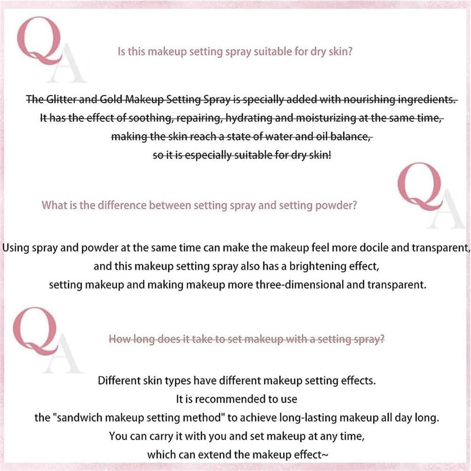 Спрей Glamstay+ для фіксації макіяжу Зволожуючий та гідруючий Спрей для тіла 3 шт, фото №6 Спрей Glamstay+ для фіксації макіяжу Зволожуючий та гідруючий Спрей для тіла 3 шт, фото №6