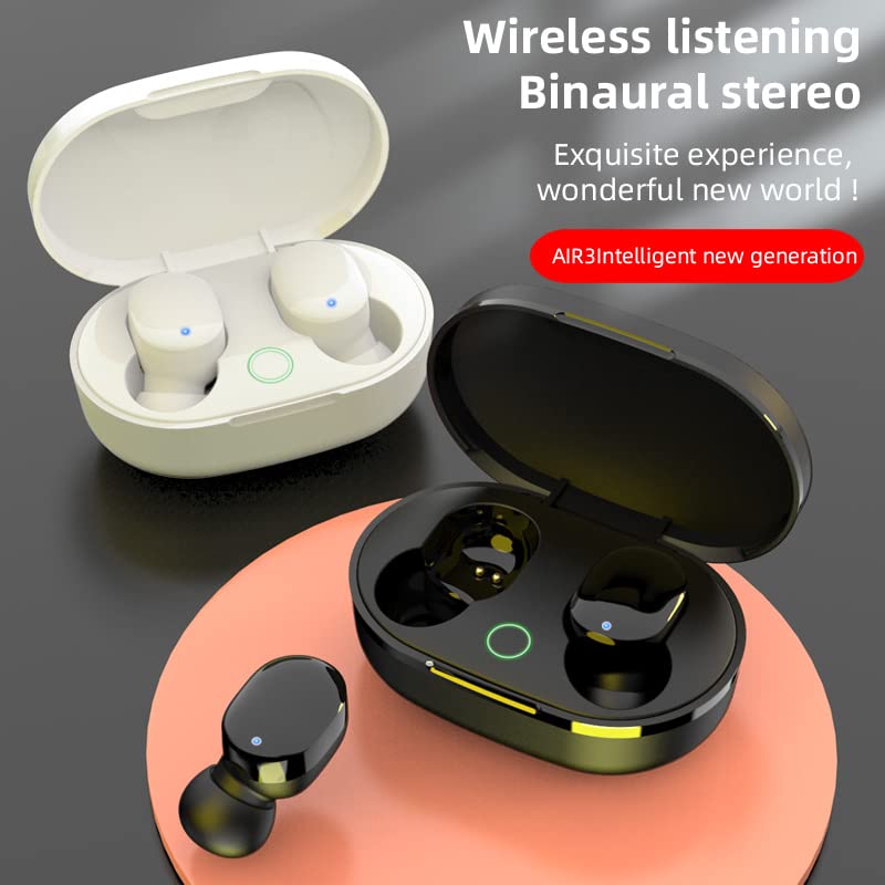 Наушники GUVGMY Air3 Беспроводные Bluetooth 5.1 Вкладыши Шумоподавление HiFi Стерео Сенсорное Управление IPX7 Черные, фото №6